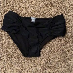 Black bikini bottoms.